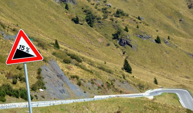 Descenso en las montañas 