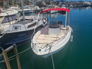 Renta barco Marinello17 en Cala del Forte 4/9h