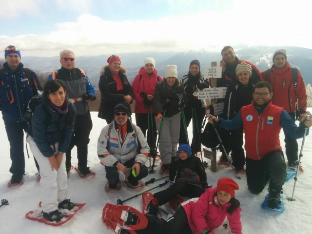 Foto de grupo en la cumbre