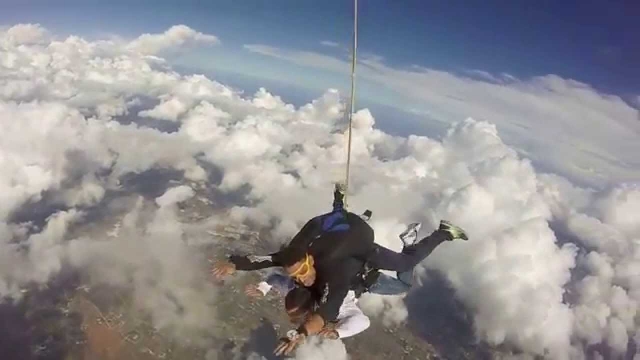 volando sobre las nubes