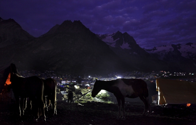 pbaños de noche 