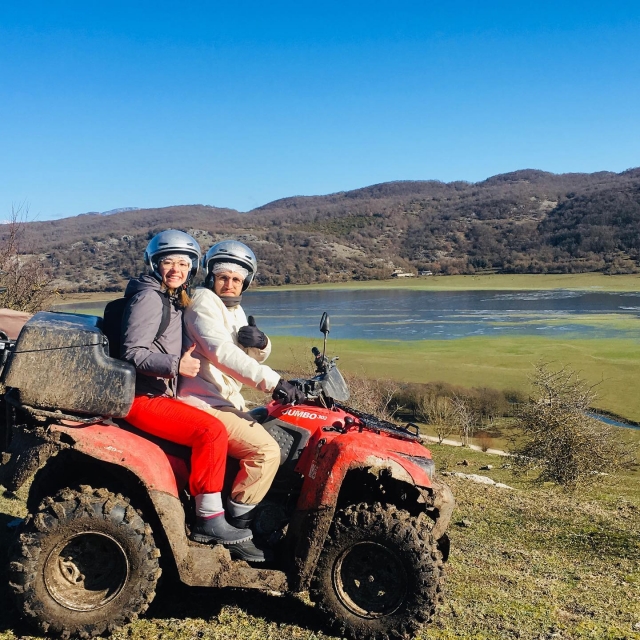  En cuatrimoto en Castel di Sangro