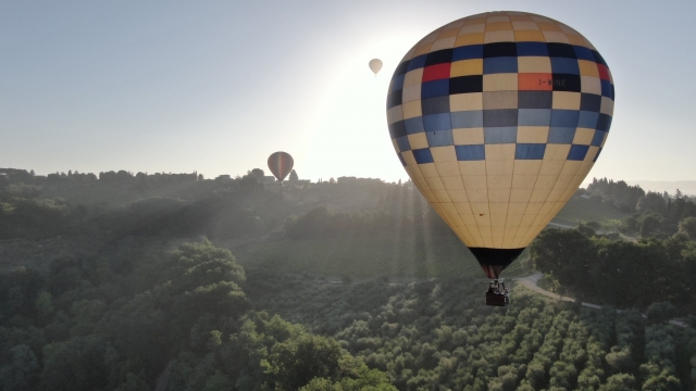  Volando sobre las colinas de Siena