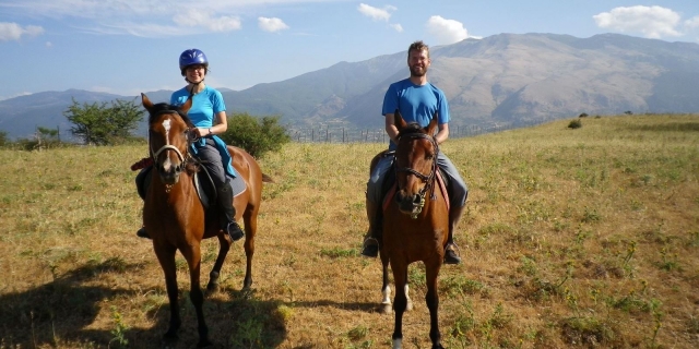  Déjale llevar encantado por esle fantástico paseo a caballo