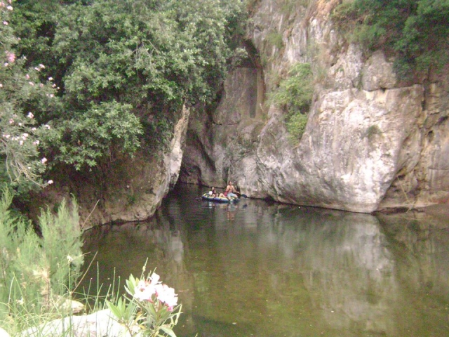 En los botes 