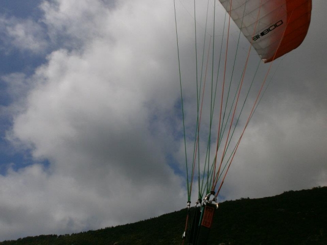  detalle de un parapente