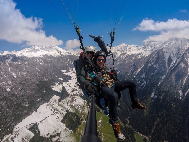  selfie a gran altura 