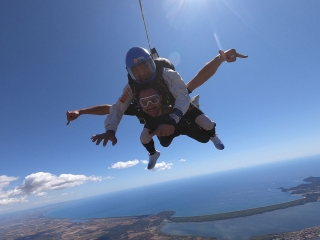 Foto y video paracaídas Costa Argento 4200m