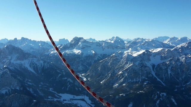 los Alpes nevados son un espectáculo único 