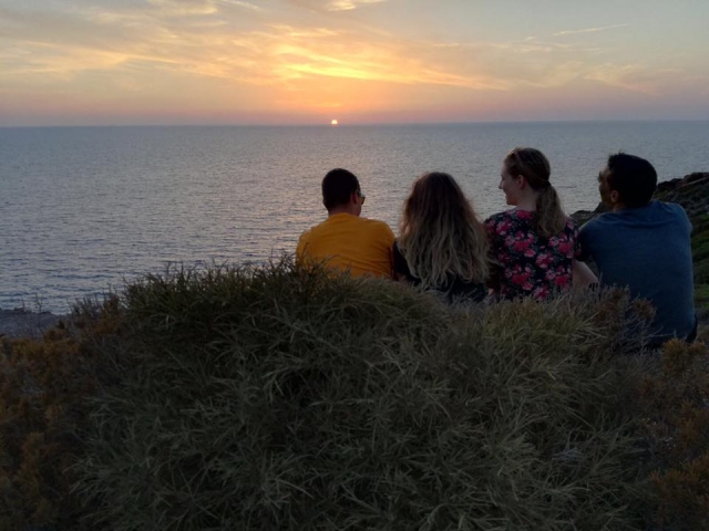  Admirar el atardecer 