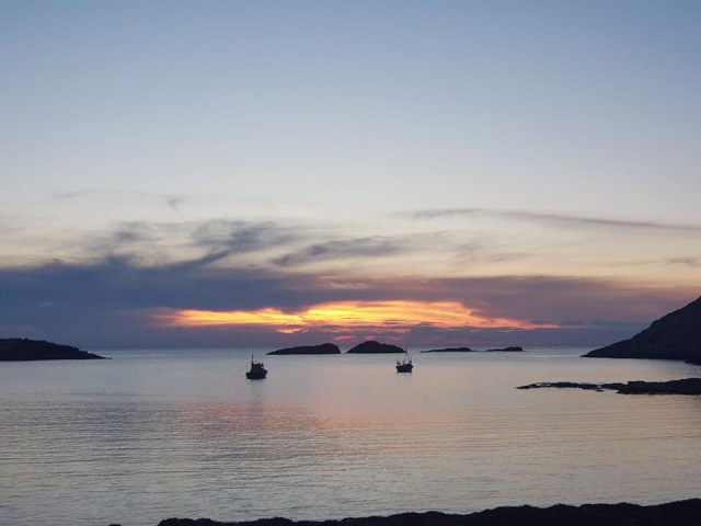 El atardecer de S Antioco