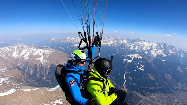 parapenle en Pinzolo 