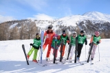 Clase de esquí alpino (1h temporada muy alta) Sestriere
