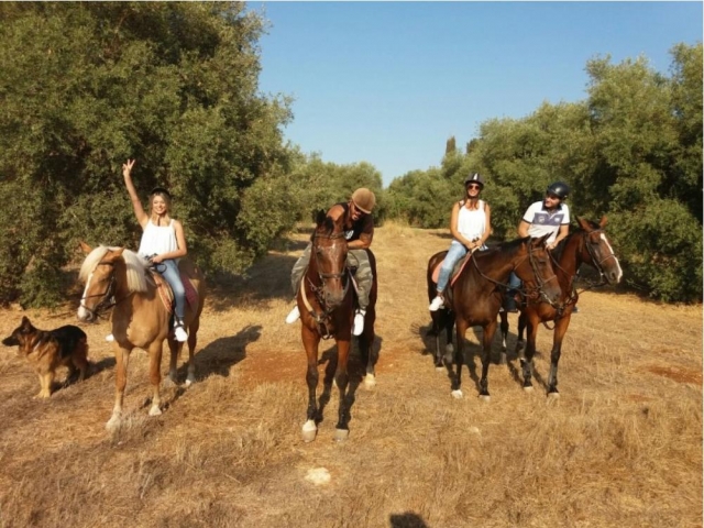 excursión a caballo 