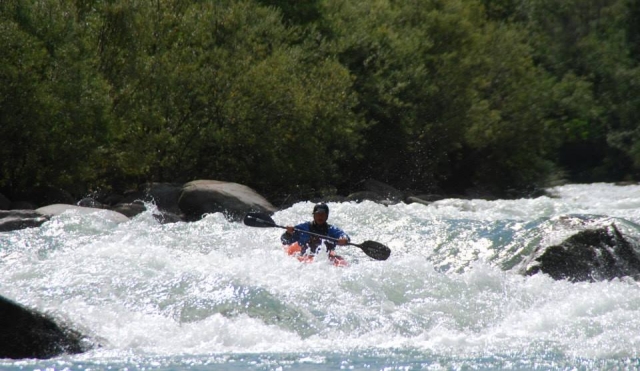 ¡rafting en el río!