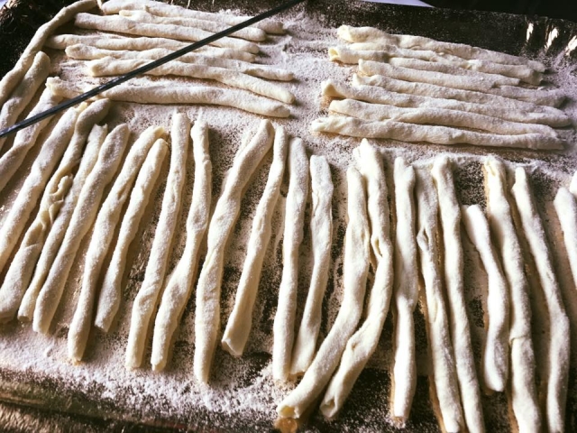  Pasta fresca dejada en reposo 