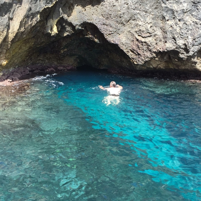 Una inmersión en el azul 