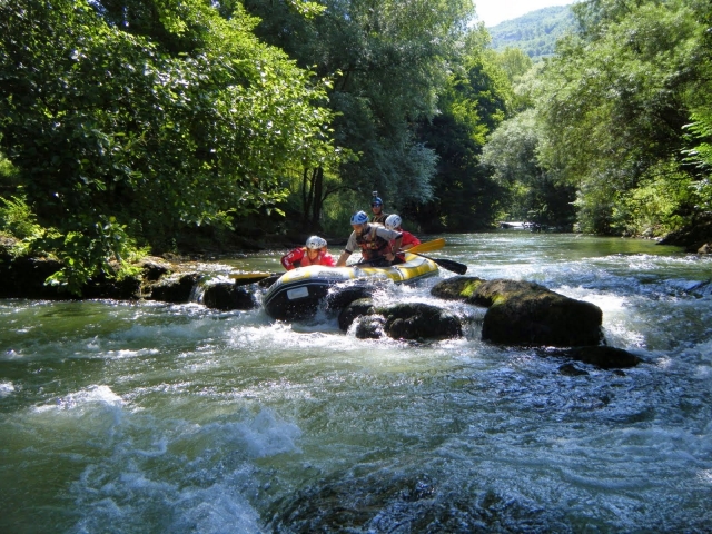 Rafting con guía ambiental en Cilento