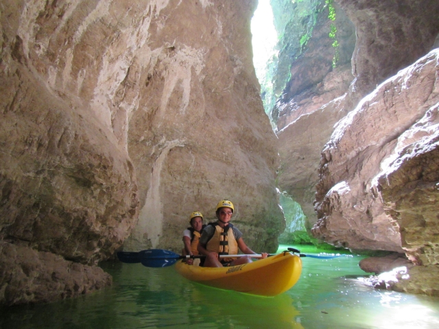 en el cañón 