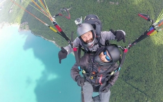 Iniciación en parapente biplaza Cuorgnè 15 min