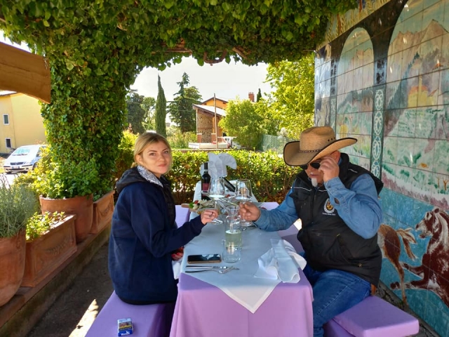  Parada en el restaurante