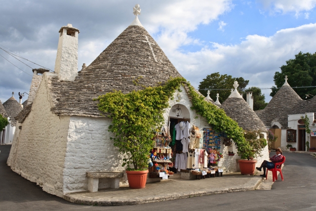 Alrededor de las tiendas locales