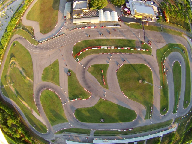 Pista Azzurra de Jesolo desde arriba 