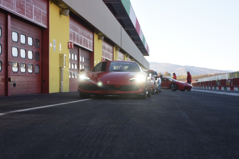 Los coches de carreras 