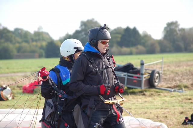  Preparando el parapenle 