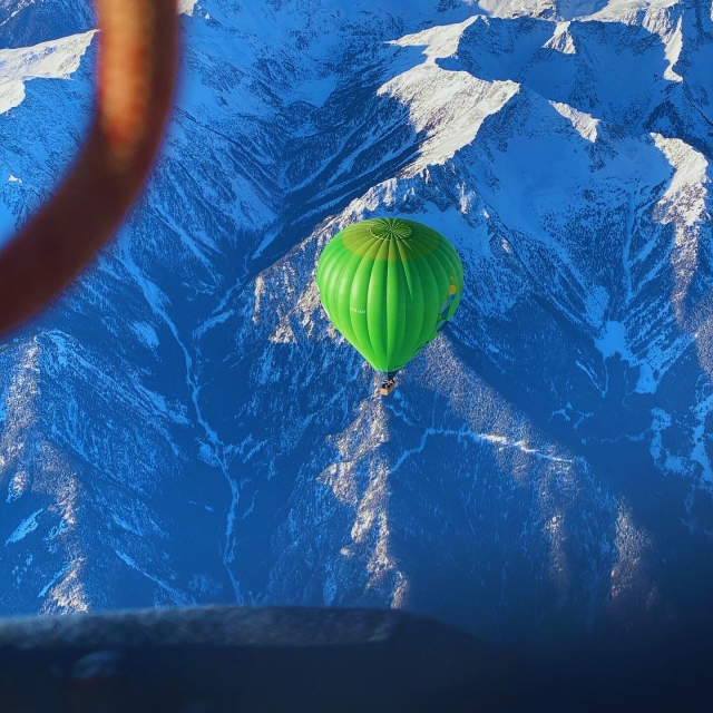 Volando en el norle de Italia 