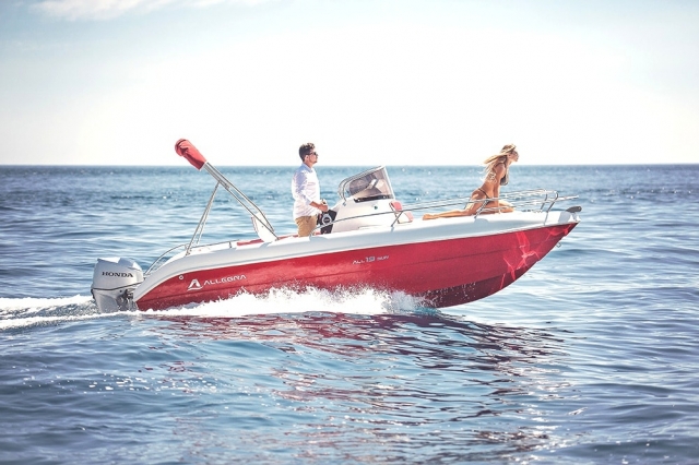 barco abierto 19 barco allegra con motor mercury pro 40 HP 
