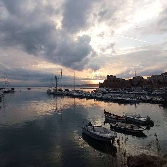  la puesta de sol de castellammare del golfo 