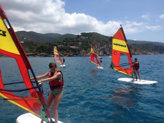 Curso de windsurf Isla de Elba 7 horas
