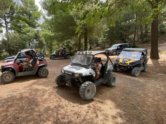  En buggy por los bosques de la zona de Trpa 