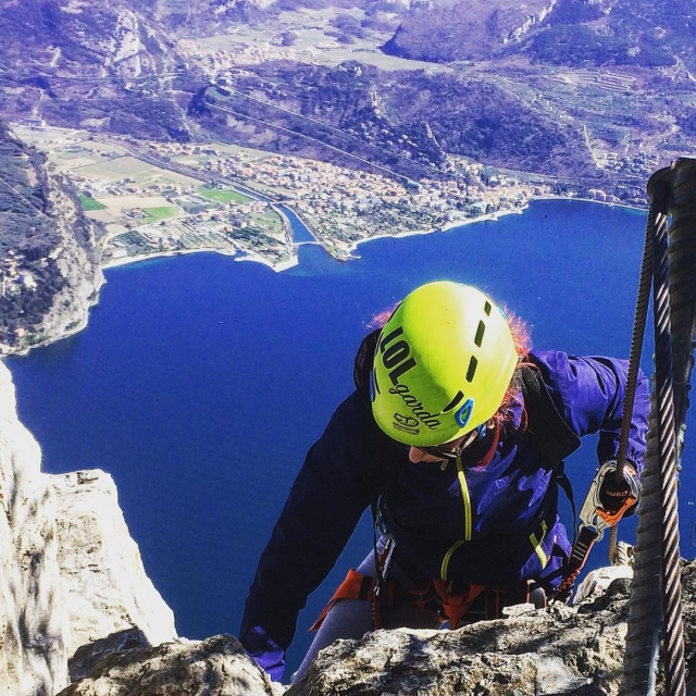  Vía ferramarra en el lago de Garda 