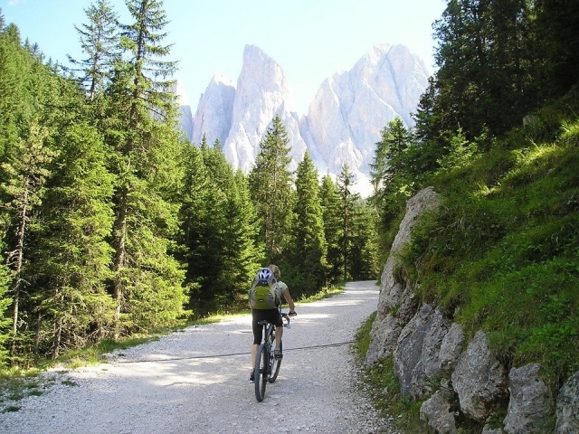 Por los senderos para bicicletas de cerro 