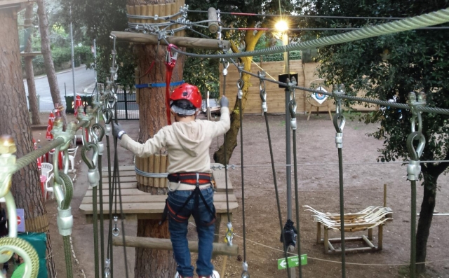 niños en el parque 