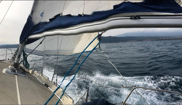  navegando en el mar