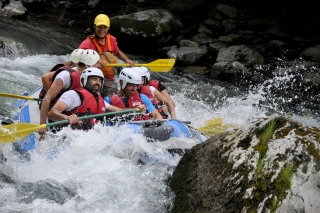 Rafting de 3 horas en Gaiola para niños de 6 a 12 años