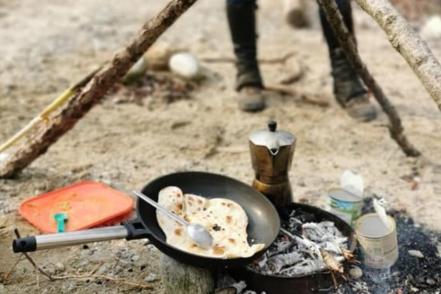  almuerzo junto al fuego 