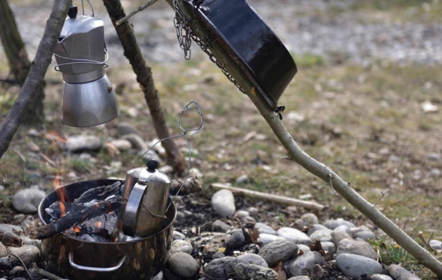  cocinar en el bosque 