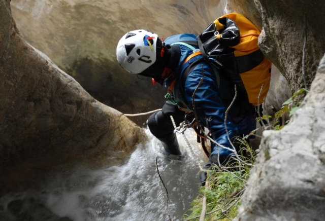  barranquismo en las rocas
