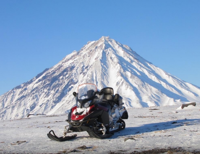 Una de nuestras motos de nieve