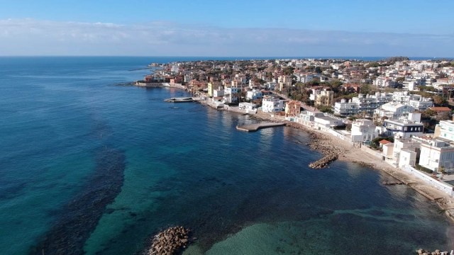  Vista desde arriba de Santa Marinella. 