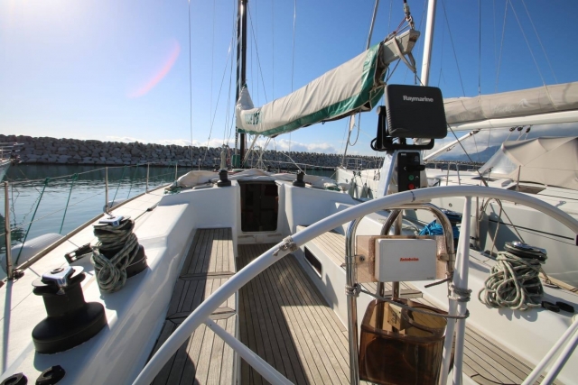  A bordo de uno de nuestros barcos. 