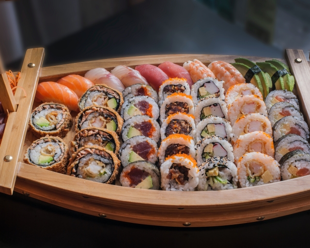  Sushi en un velero. 