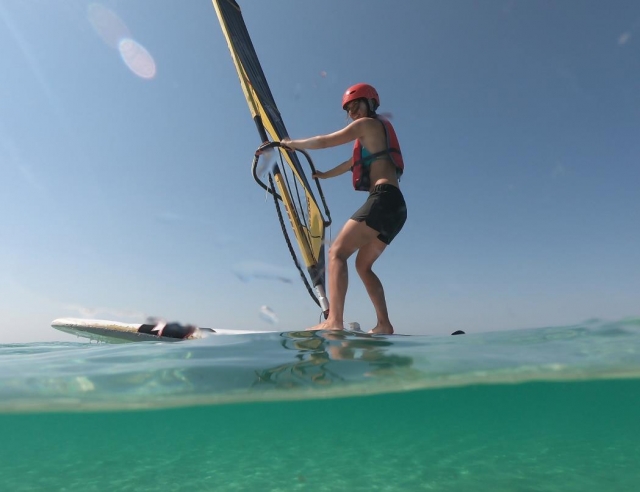  windsurf en el mar de Puglia 