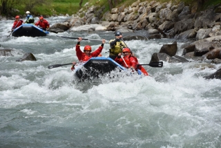 Rafting en el río Noce en Val di Sole 3 horas