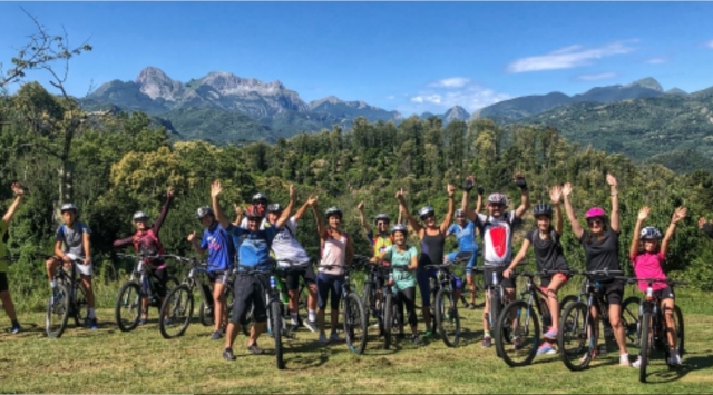 Grupo de ciclistas 