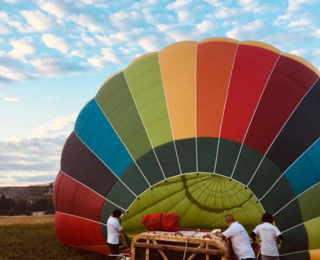  el inflado del globo 